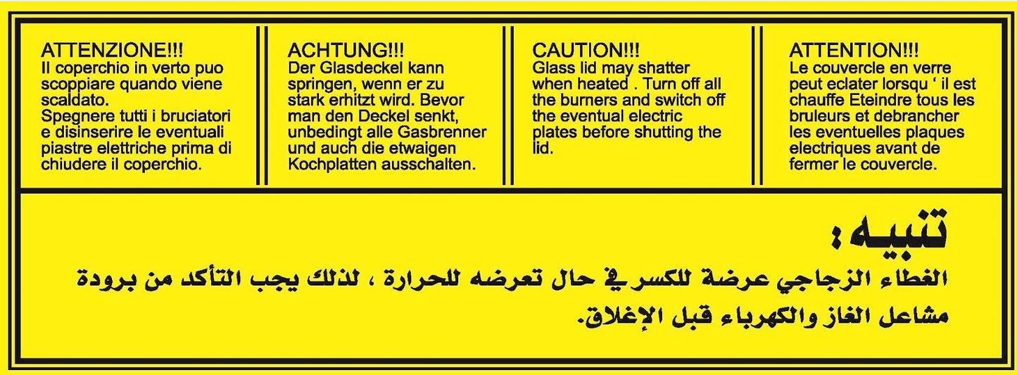 Instructions & Caution