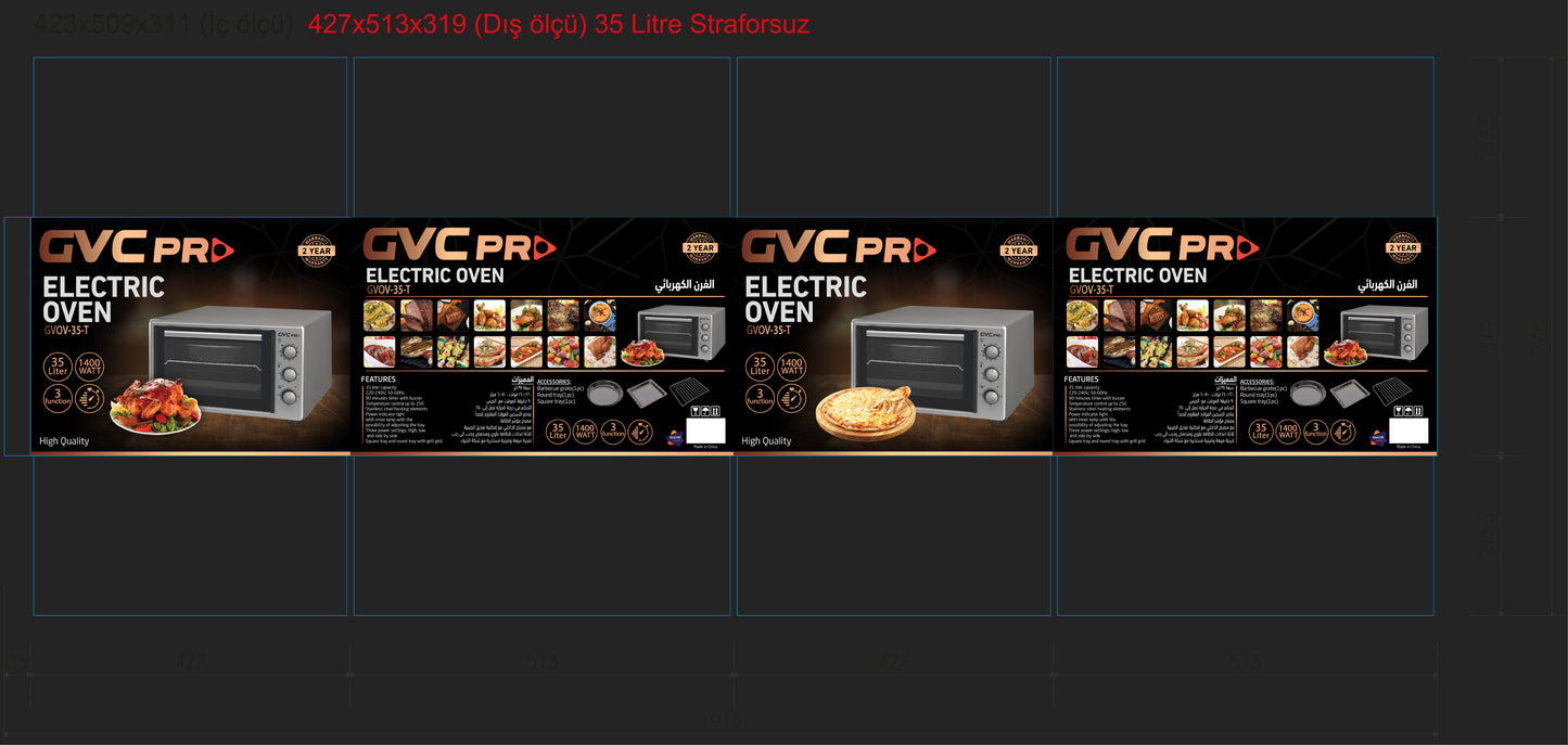 Mini Oven Packing